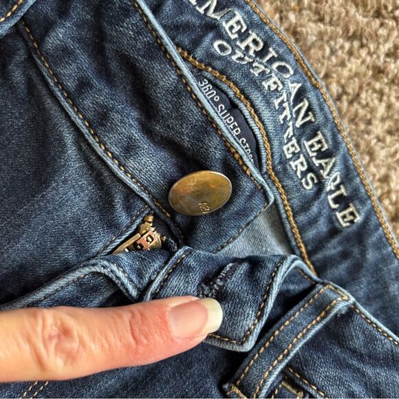 American Eagle Jeans Hi Rise Jegging 360 Super Stretch Womens Size 10 - Picture 5 of 8